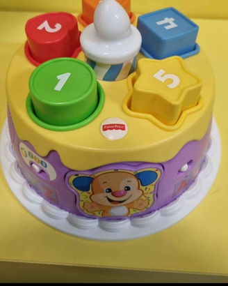 Torta di buon compleanno Fisher Price