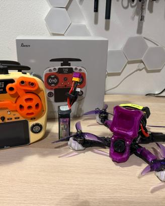 DRONE FPV 5 pollici con Radio Jumper T15 PRO FPGS