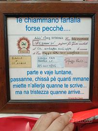 quadro napoletano con detti 