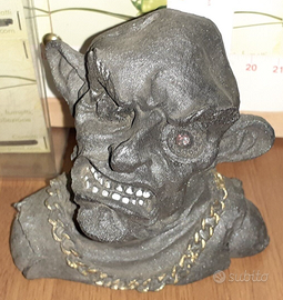 Modellino fantasy testa Orco malvagio evils goblin