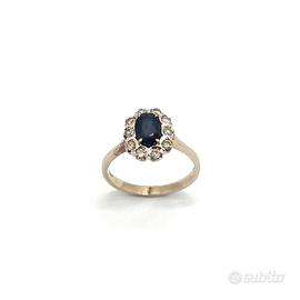 Anello oro bianco e diamanti