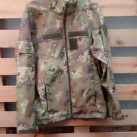 Giacca termica militare vegetato con cappuccio
