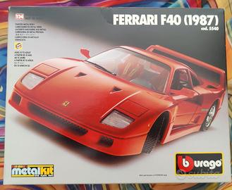 Ferrari F40 1987 Metallo Burago