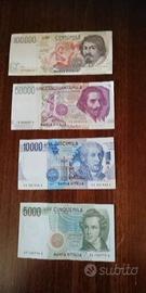 BANCONOTE LIRE 5,10,50 e 100MILA LIRE