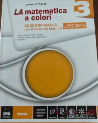 Libro “La matematica a colori 3 - edizione gialla”