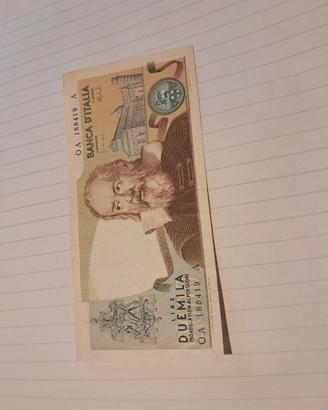 duemila lire  Galileo 
