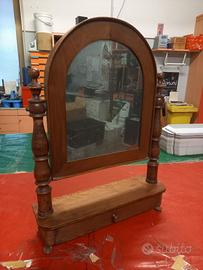 Piccola specchiera da tavolo antica