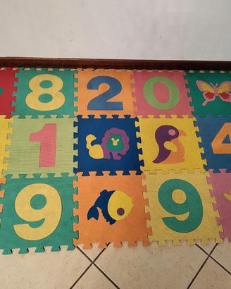 Tappeto puzzle bambini