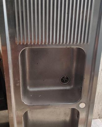 lavello cucina acciaio 120 cm