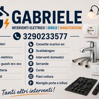 Elettricista, Idraulico,, Manutentore