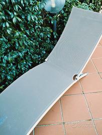 Lettino mare in alluminio leggerissimo