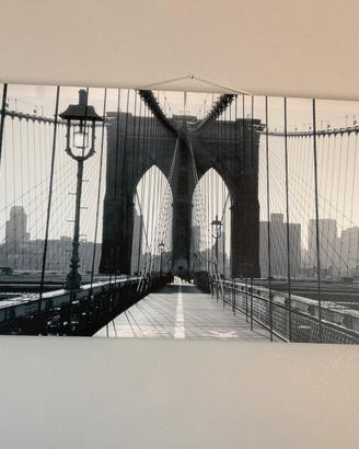 Quadro stampa su tela Brooklyn Bridge New York
