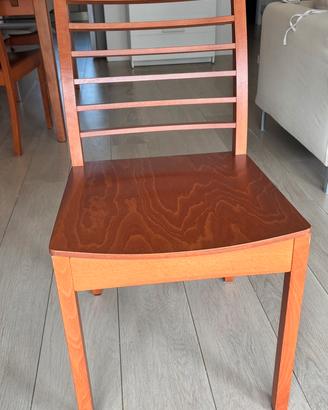 Tavolo e sedie Calligaris legno massello ciliegio