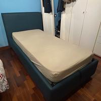 Letto singolo con contenitore