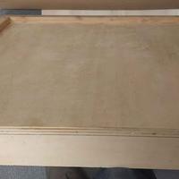 Asse per impastare con bordo