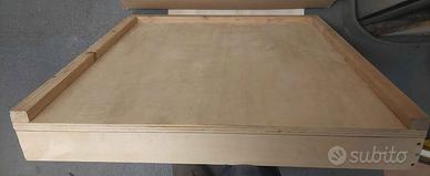 Asse per impastare con bordo