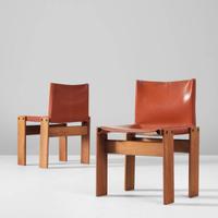 Sedie "Monk" di Afra e Tobia Scarpa per Molteni