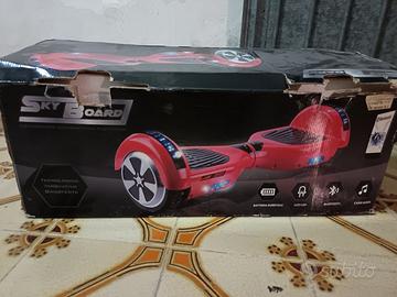 hoverboard rosso e nero