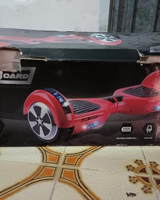 hoverboard rosso e nero