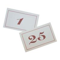 Segnaposto Numeri  1 -25 Segna posto Set 50 pezzi