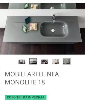 Lavabo in vetro cristallo marca"Artelinea "