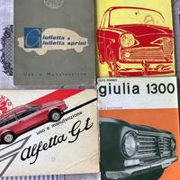 Libretti  manutenzione alfa romeo,fiat,Mercedes