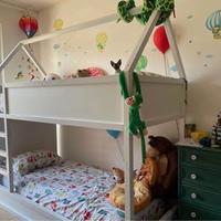 Letto a castello stile shabby