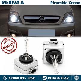 Lampadine Ricambio XENON per Opel Meriva D1S 6000K