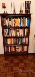 Libreria vintage 144x77x25 cm legno