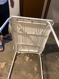 Tavolino pieghevole esterno campeggio