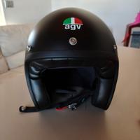 Casco Moto Jet Agv Legend X70  Nero Opaco  MS 