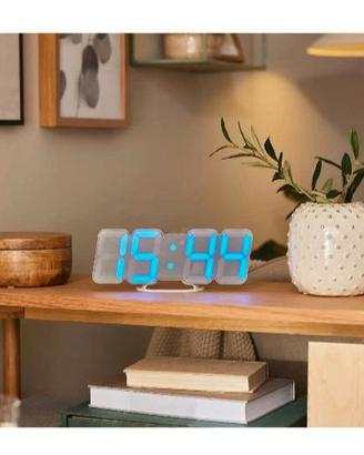 Orologio/sveglia/Termometro LED Parete e Tavolo