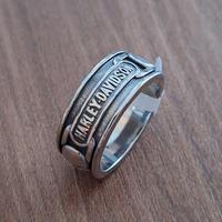 Anello harley davidson fedina acciaio 