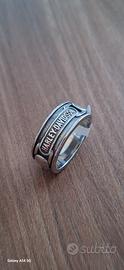 Anello harley davidson fedina acciaio 