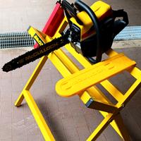 motosega professionale con banco taglio Mc Cullock