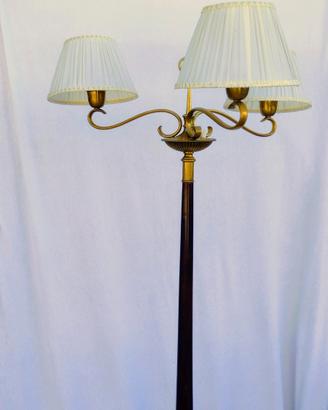 Lampada piantana ottone