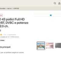 Tv Lg 43 pollici