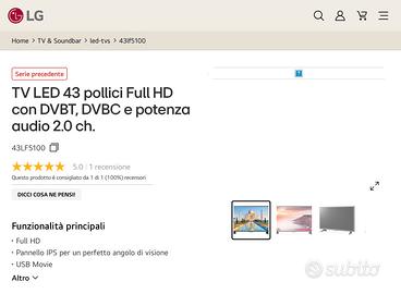 Tv Lg 43 pollici