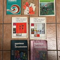 7 Libri testo scolastici vintage - LINGUA ITALIANA