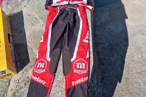 HEBO MONTESA OFFICIAL TG. M -COMPLETO MOTO TRIAL