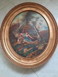 Quadro ovale anni 80