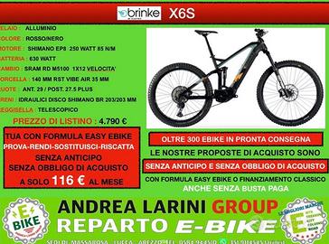 Brinke x6s pronta consegna