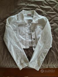 Giubbino in denim bianco Liu-jo eta' 14 anni
