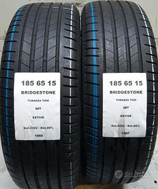 2 GOMME 185 65 15 BRIDGESTONE A1980