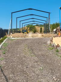 Capannone smontabile 10×20 m