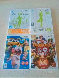 Lotto 4 Giochi Nintendo Wii Rayman Wii Fit