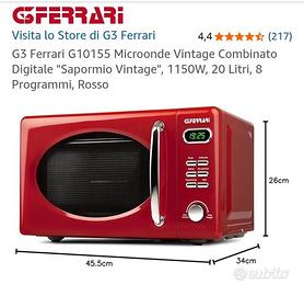 microonde rosso Ferrari