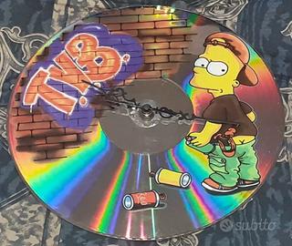 Orologio da parete vintage wall clock Bart Simpson