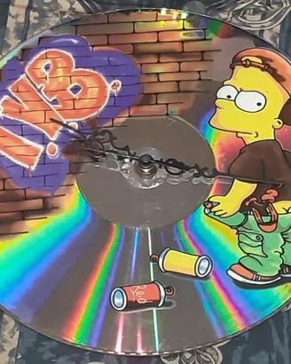 Orologio da parete vintage wall clock Bart Simpson