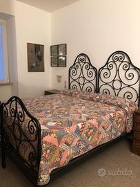 Letto in ferro battuto artigianale matrimoniale